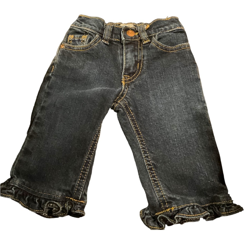 Est. 89 Place 6-9 months girl’s Blue Jean Capri Pants